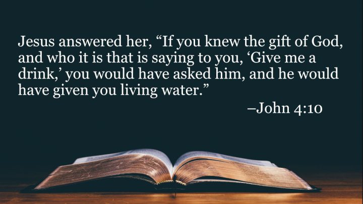 your daily bible verses john 410