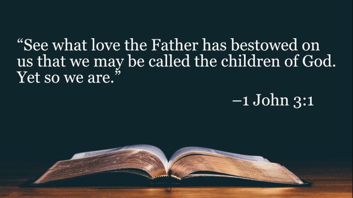 Your Daily Bible Verses — 1 John 3:1