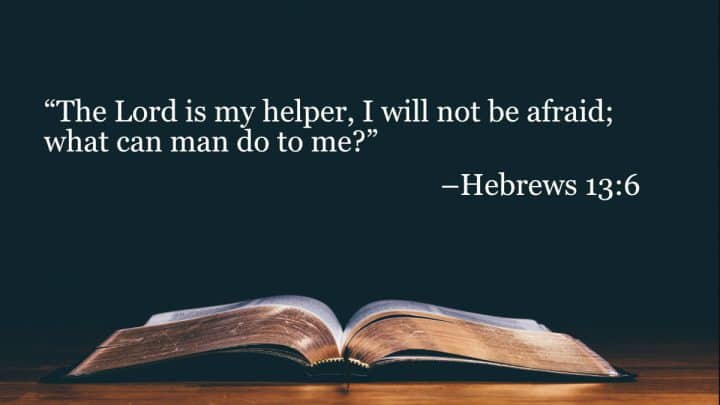 Your Daily Bible Verses — Hebrews 13:6