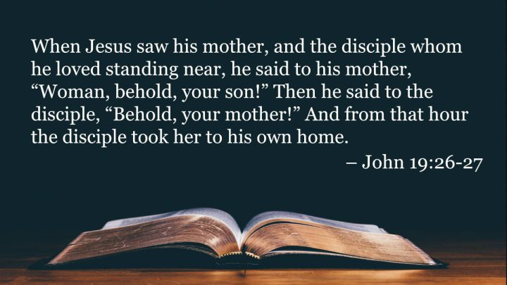 Your Daily Bible Verses — John 19:26 27