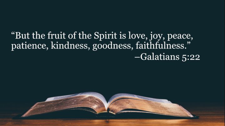 Your Daily Bible Verses — Galatians 5:22