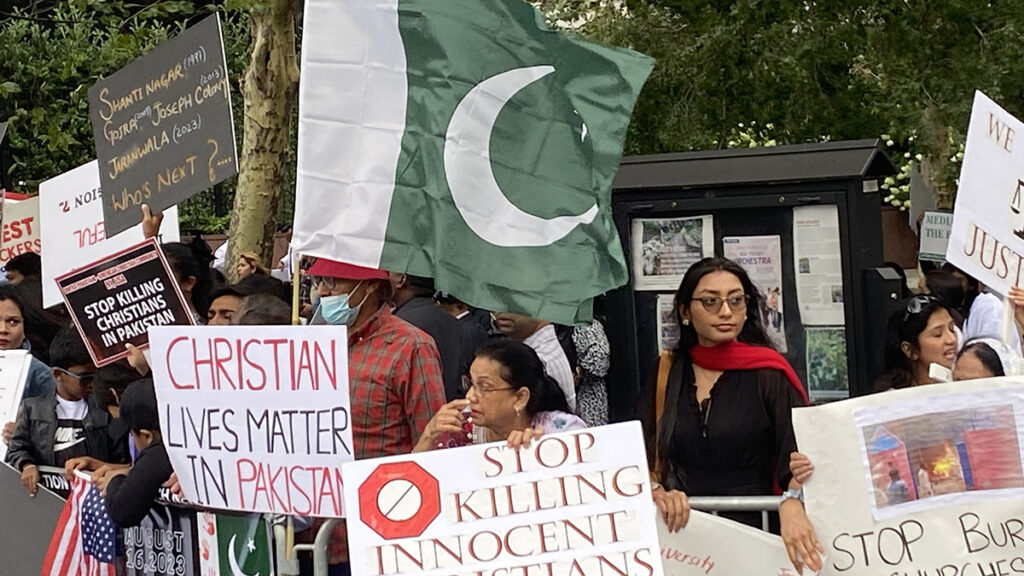 Pakistani Catholics, Christians protest at U.N