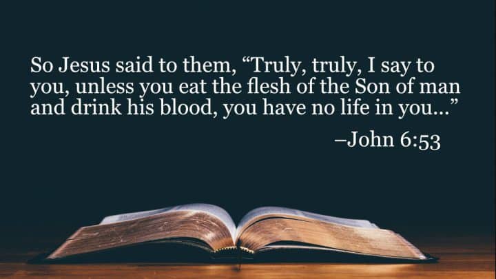 Your Daily Bible Verses — John 6:53