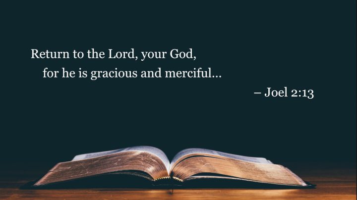 Your Daily Bible Verses — Joel 2:13