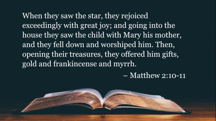 Your Daily Bible Verses — Matthew 2:10 11