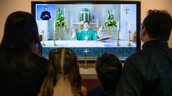 Does watching a televised Mass provide spiritual nourishment?