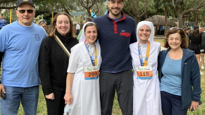 You better believe these nuns can run — even wearing their habits