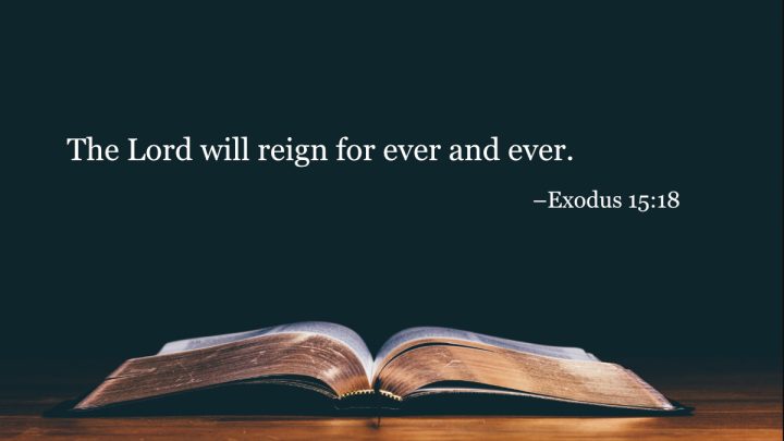 Your Daily Bible Verses — Exodus 15:18