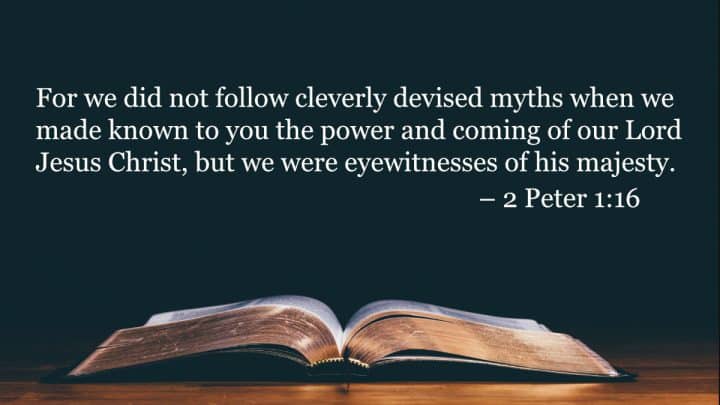 Your Daily Bible Verses — 2 Peter 1:16